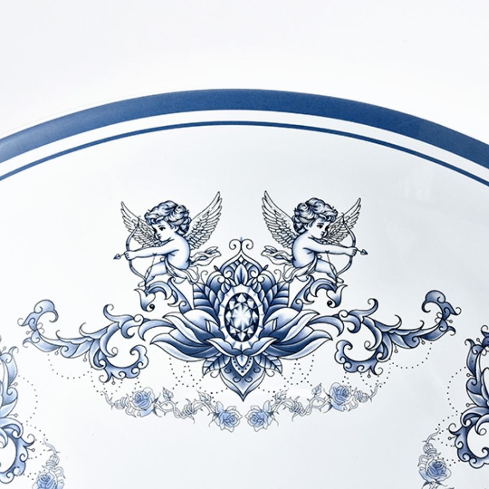 Chậu lavabo đặt bàn Kanly sứ hoa văn thần thoại Hy Lạp SU710