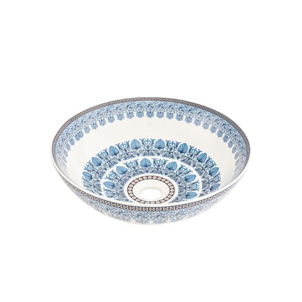 Chậu lavabo đặt bàn Kanly bằng gốm sứ SU711