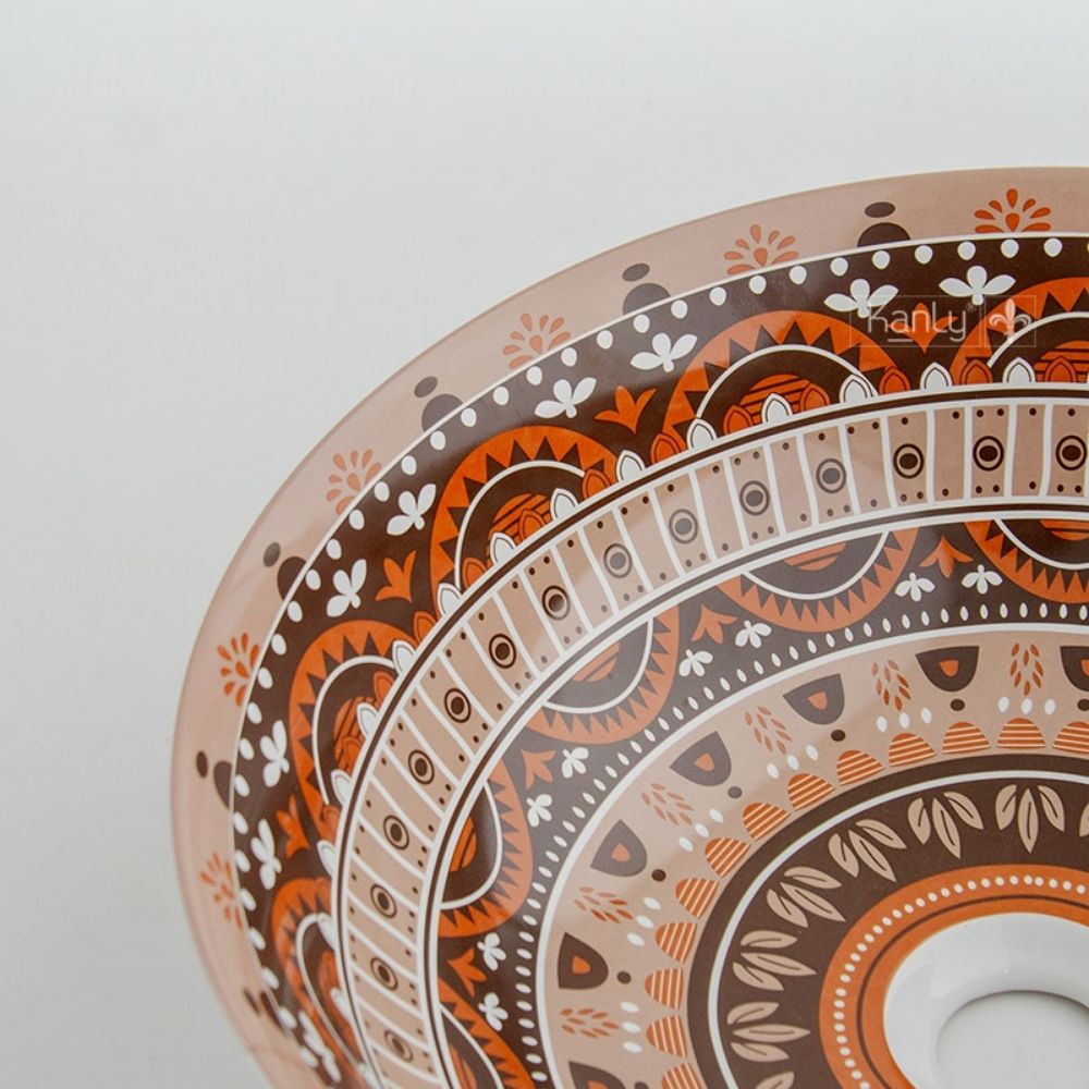 Chậu lavabo đặt bàn Kanly sứ mỹ thuật SU712