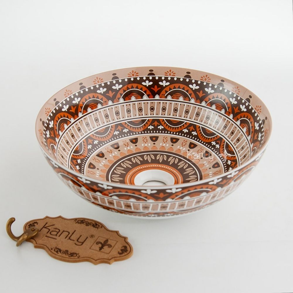 Chậu lavabo đặt bàn Kanly sứ mỹ thuật SU712