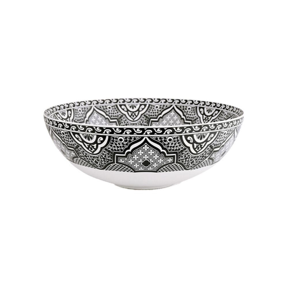 Chậu lavabo đặt bàn Kanly sứ hoa văn SU713