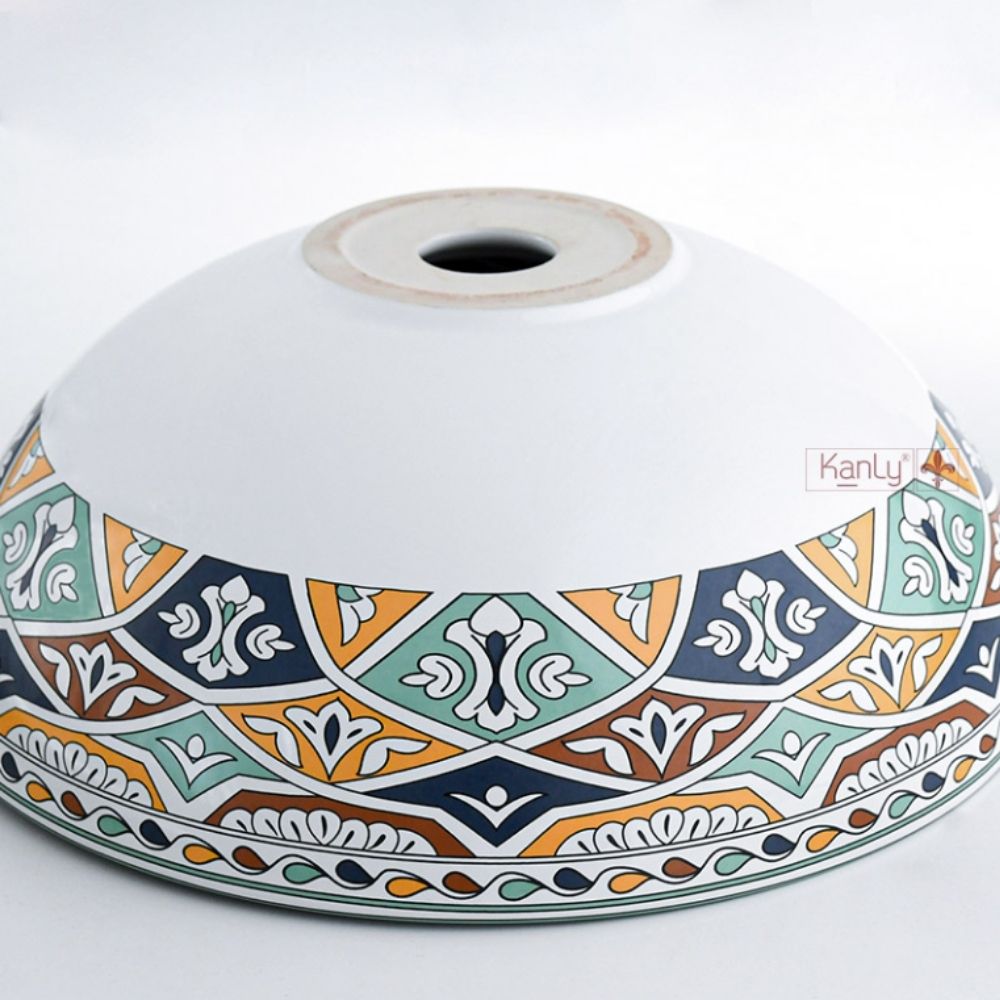 Chậu lavabo đặt bàn Kanly sứ mỹ thuật SU714