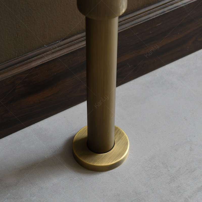 Bộ chậu lavabo Kanly treo tường bằng đồng GCL09B