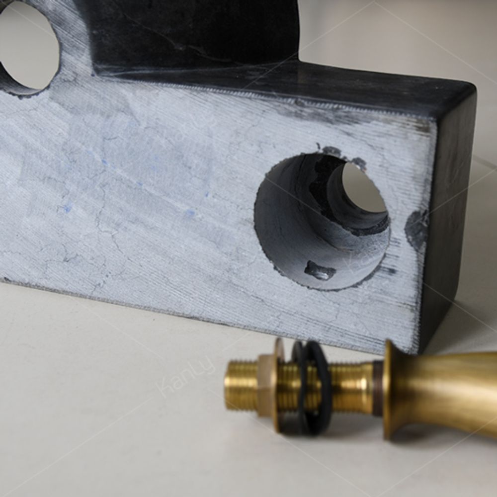 Chậu lavabo treo tường Kanly bằng đá LAVABODA-MINI-TREOTUONG