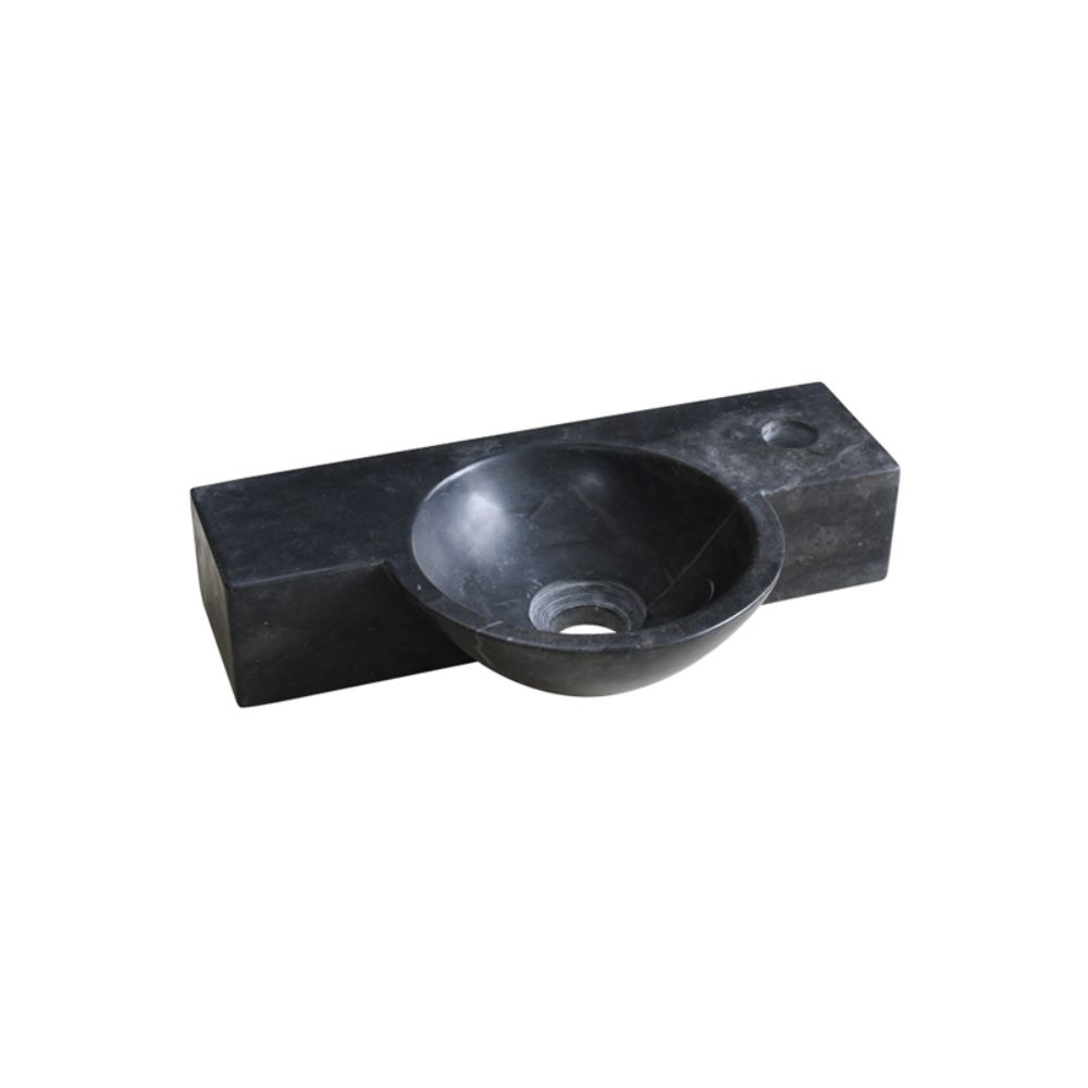 Chậu lavabo treo tường Kanly bằng đá LAVABODA-MINI-TREOTUONG