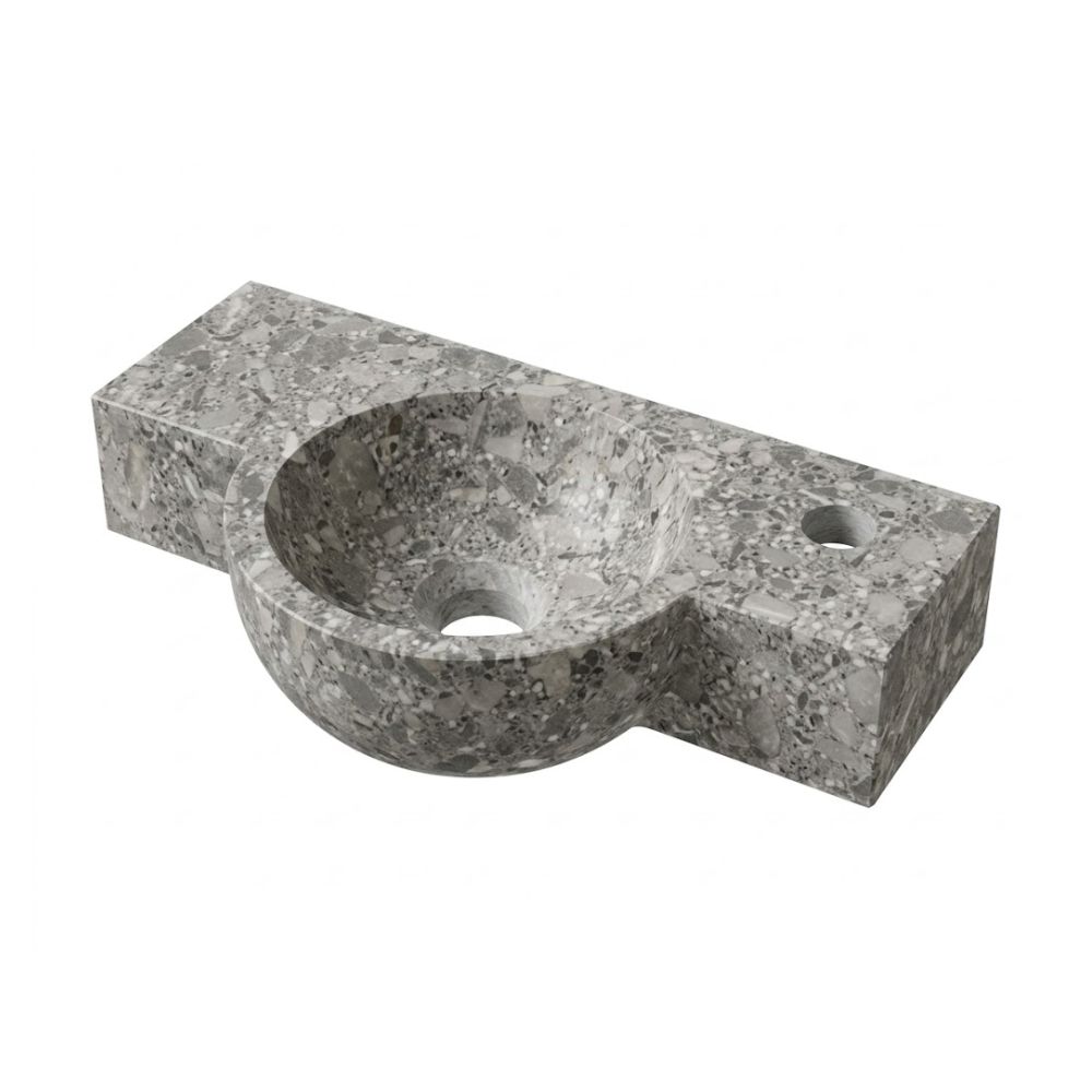 Chậu lavabo treo tường Kanly đá dăm kết MAR6M011