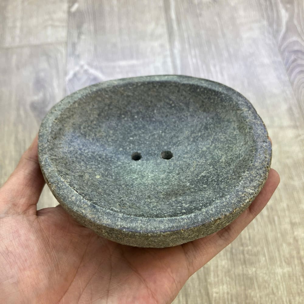 Dĩa đựng xà phòng đá cuội Kanly PK05G