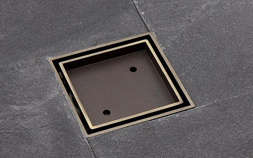 Phễu thu sàn bằng đồng Kanly GCP09