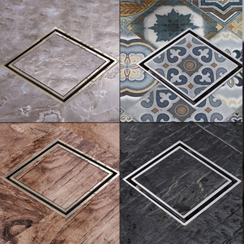 Phễu thu sàn bằng đồng Kanly GCP09