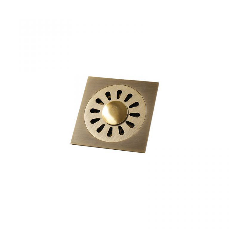 Phễu thu sàn bằng đồng Kanly GCP13