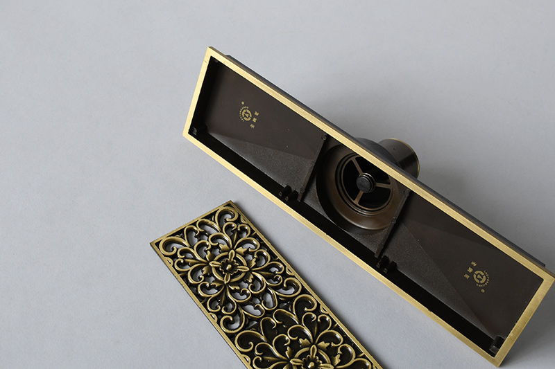 Phễu thu sàn bằng đồng Kanly GCP61