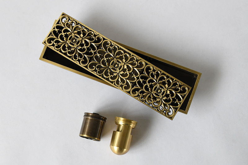 Phễu thu sàn bằng đồng Kanly GCP61