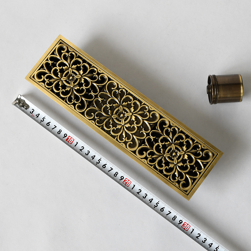 Phễu thu sàn bằng đồng Kanly GCP61