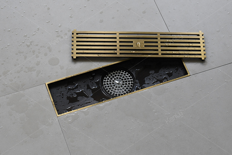 Phễu thu sàn bằng đồng Kanly GCP67