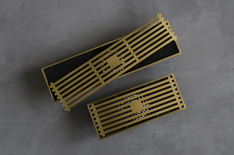 Phễu thu sàn bằng đồng Kanly GCP67