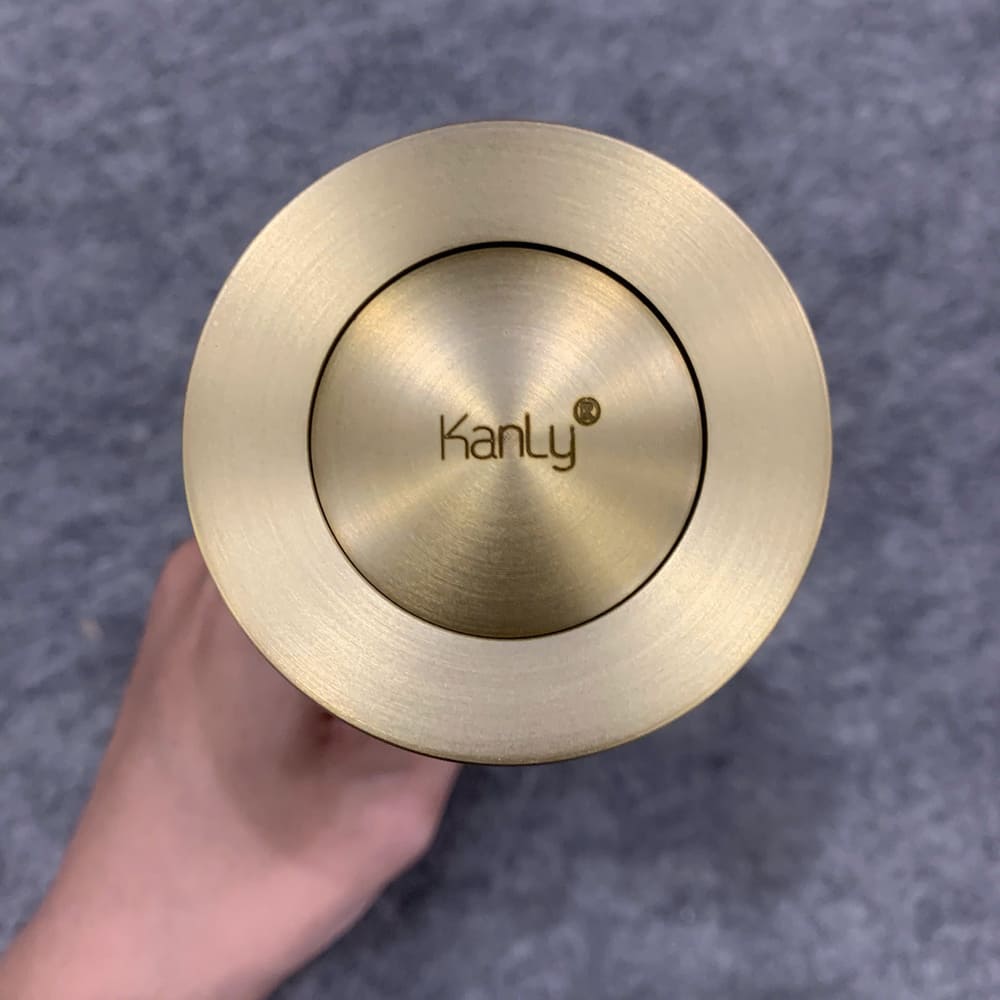 Đầu xả bằng đồng (có xả tràn) Kanly GCX02