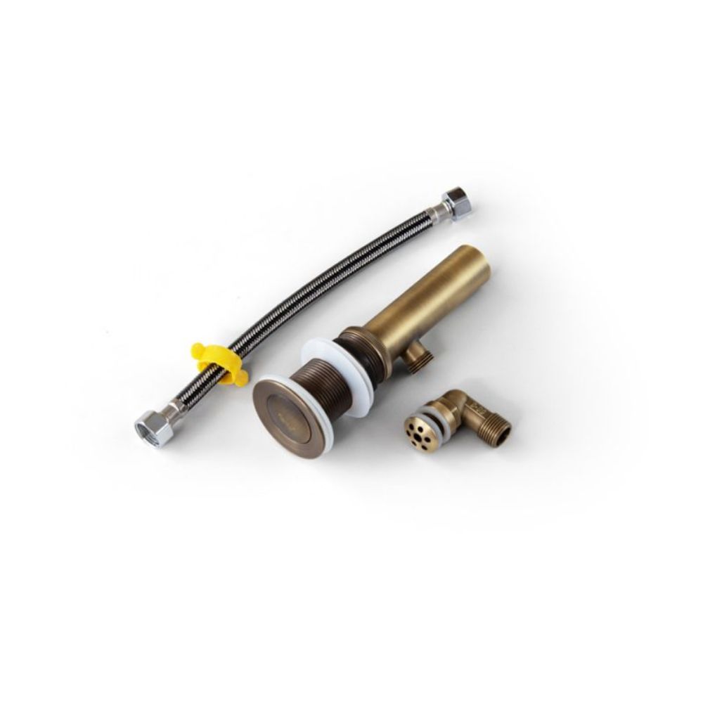 Đầu xả lavabo bằng đồng Kanly GCX03 (có lỗ xả tràn)