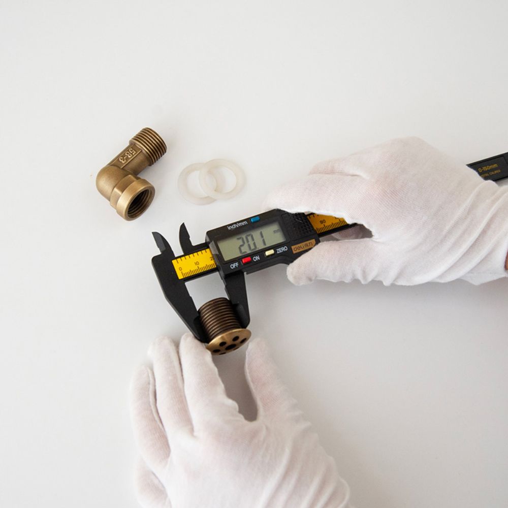 Đầu xả lavabo bằng đồng Kanly GCX03 (có lỗ xả tràn)