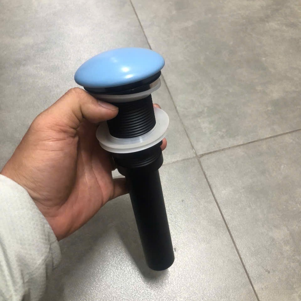 Bộ xả nhấn lavabo Kanly sứ màu KLX