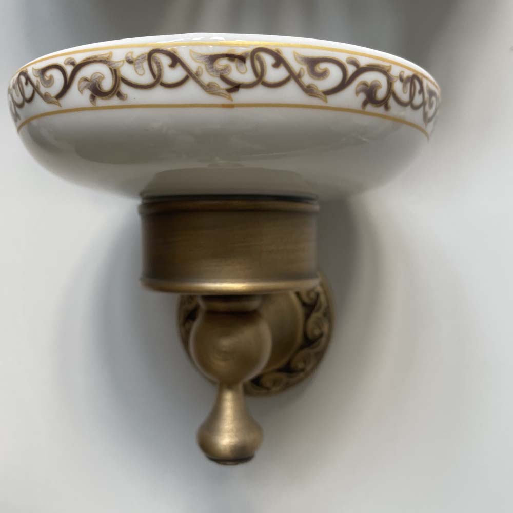 Giá để xà phòng bằng đồng Kanly GCH04