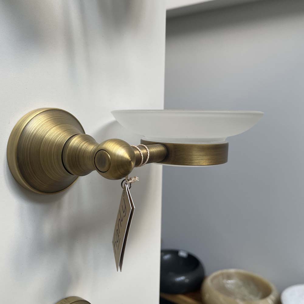 Giá để xà phòng bằng đồng Kanly GCK04