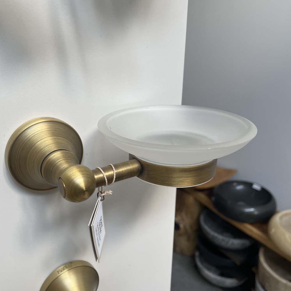 Giá để xà phòng bằng đồng Kanly GCK04