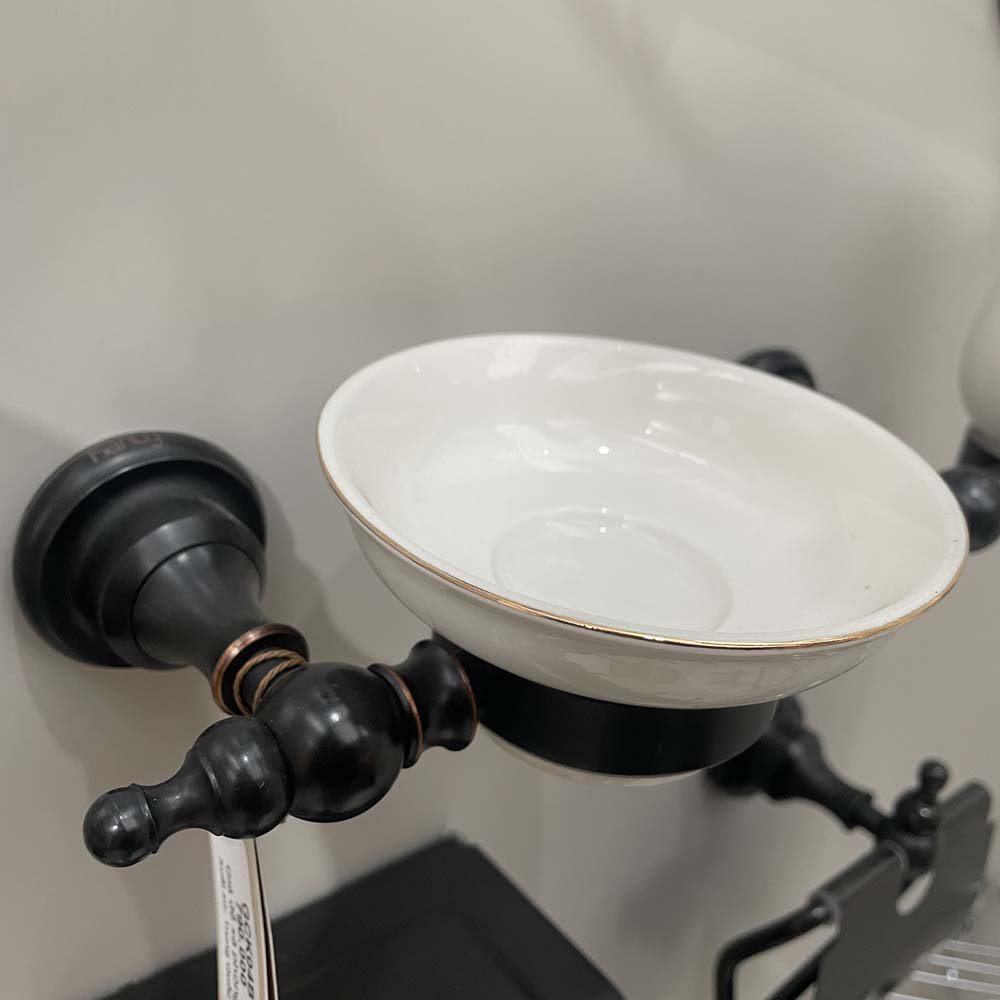 Giá để xà phòng bằng đồng Kanly GCK04B