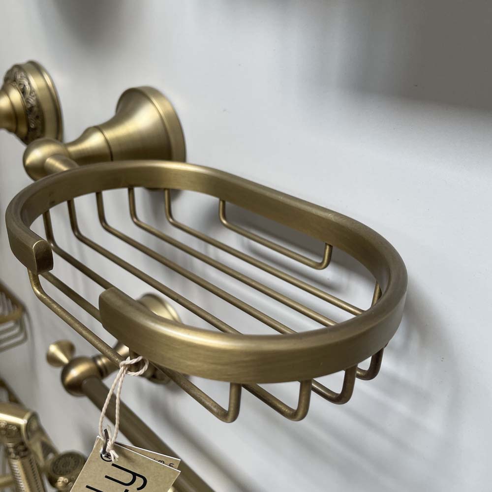 Giá để xà phòng bằng đồng Kanly GCK05B