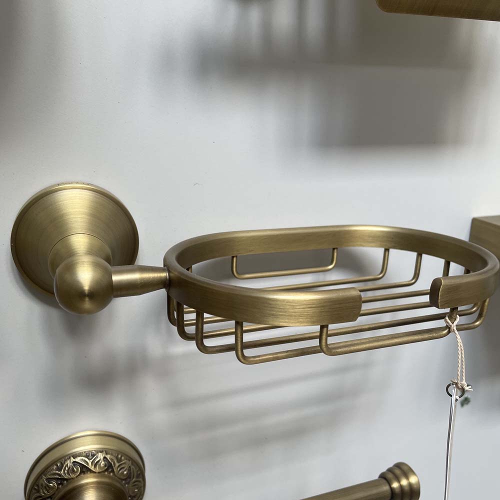 Giá để xà phòng bằng đồng Kanly GCK05B