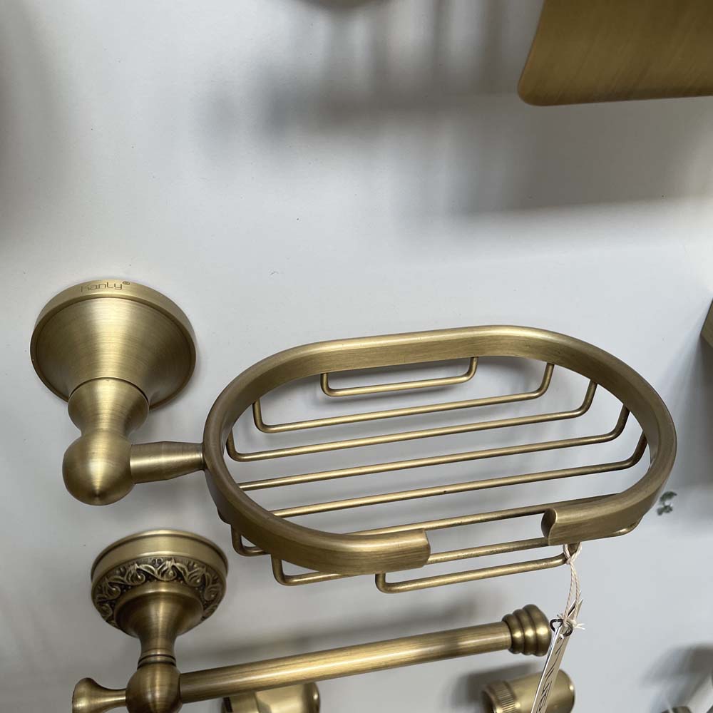 Giá để xà phòng bằng đồng Kanly GCK05B