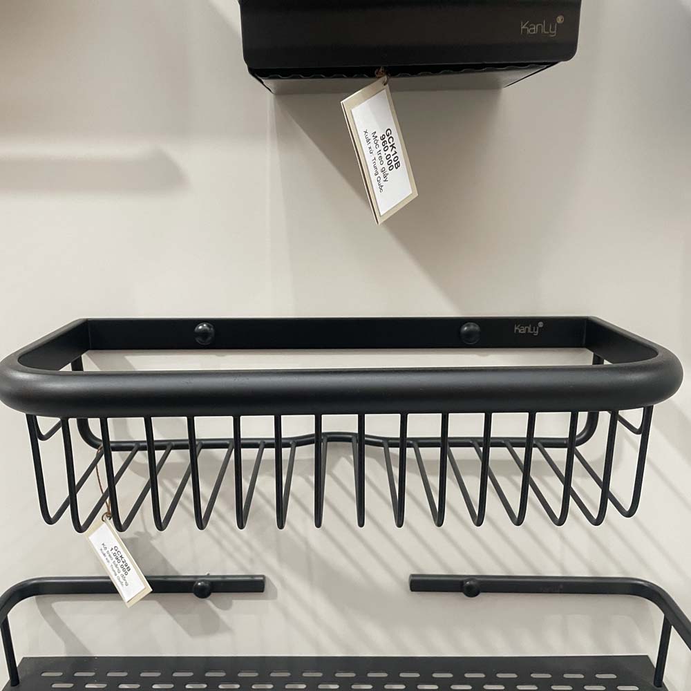 Kệ treo góc nhà tắm bằng đồng Kanly GCK29/29B