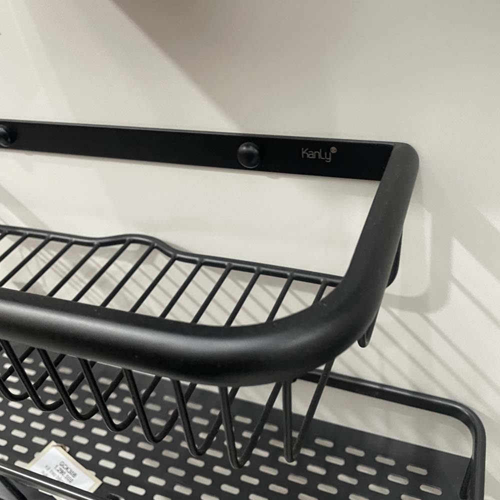 Kệ treo góc nhà tắm bằng đồng Kanly GCK29/29B