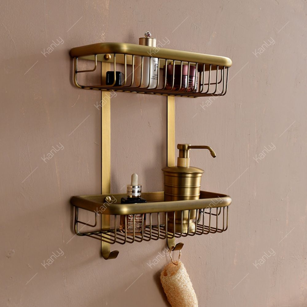 Kệ 2 tầng đựng đồ nhà tắm Kanly GCK29D