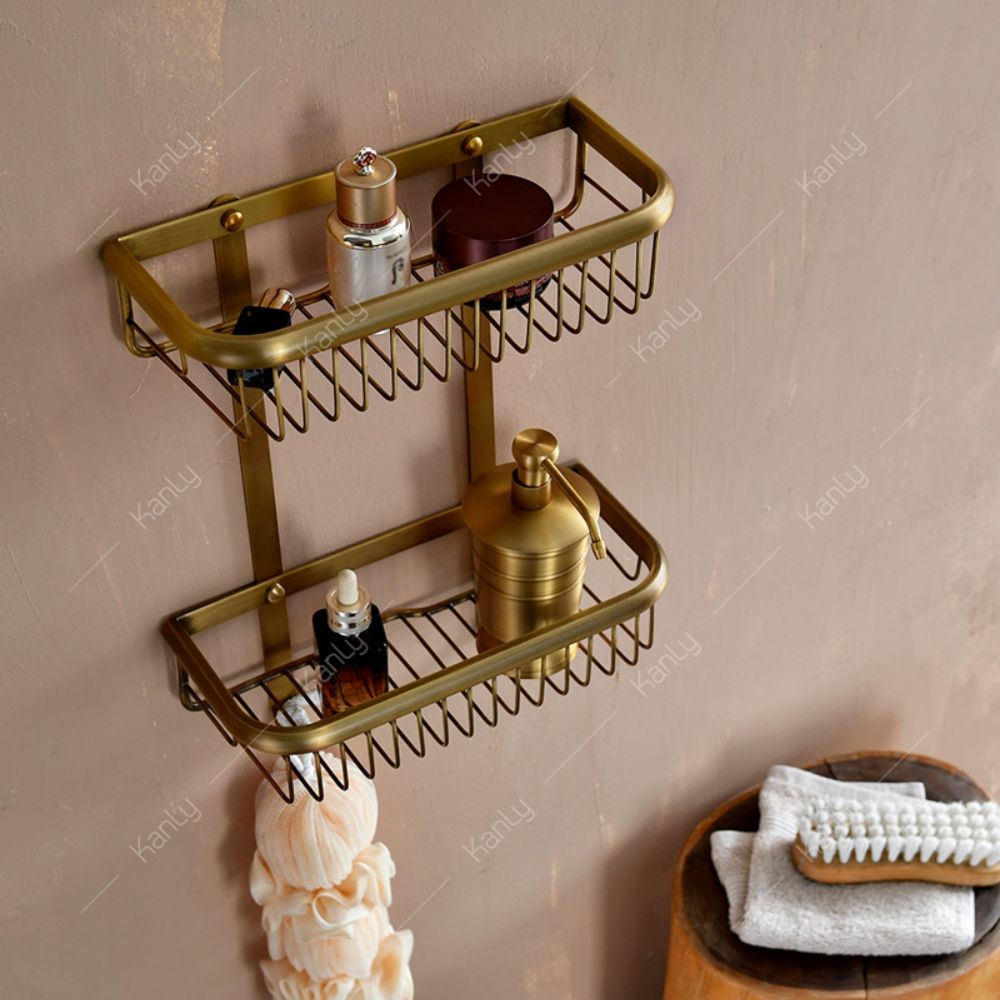 Kệ 2 tầng đựng đồ nhà tắm Kanly GCK29D