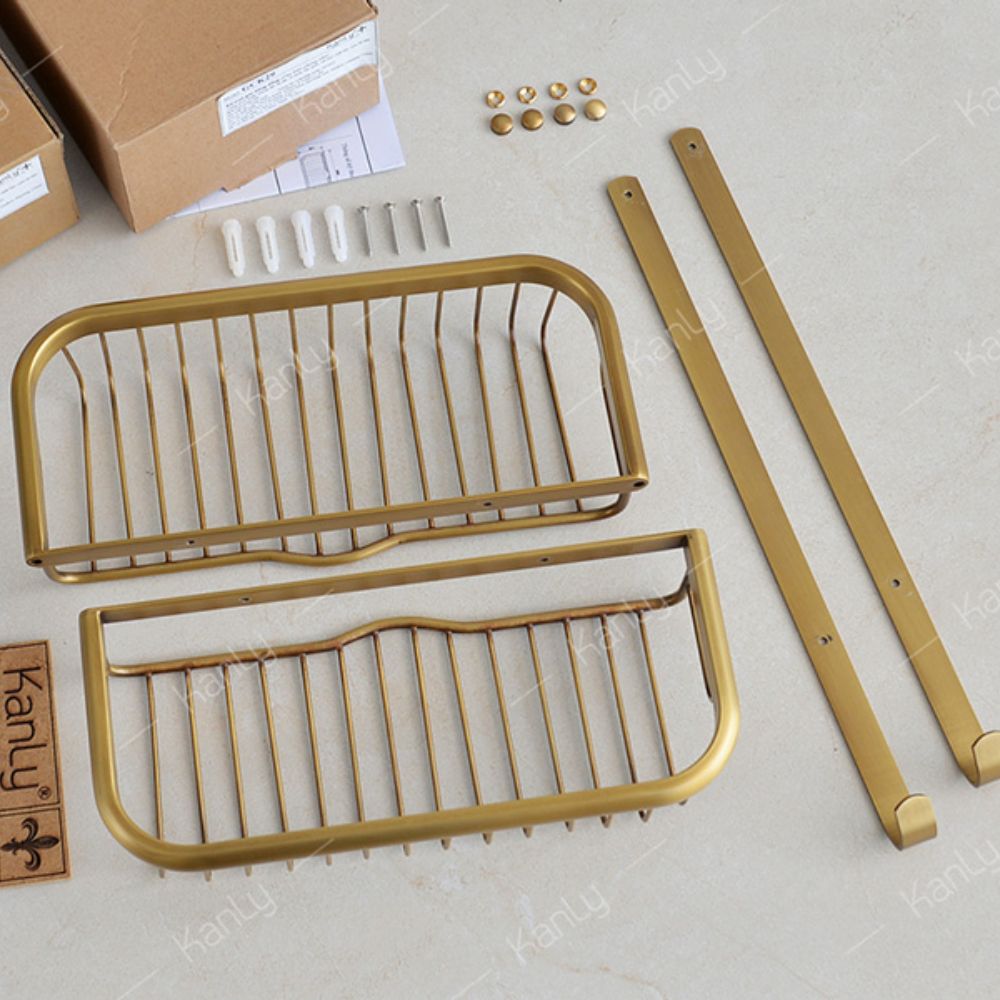 Kệ 2 tầng đựng đồ nhà tắm Kanly GCK29D