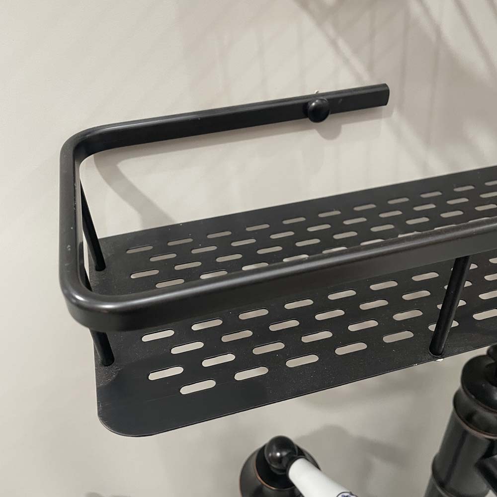 Kệ treo góc nhà tắm bằng đồng Kanly GCK30/30B