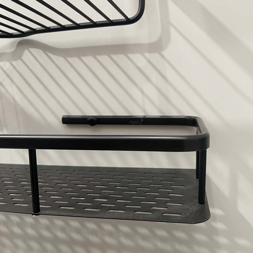 Kệ treo góc nhà tắm bằng đồng Kanly GCK30/30B