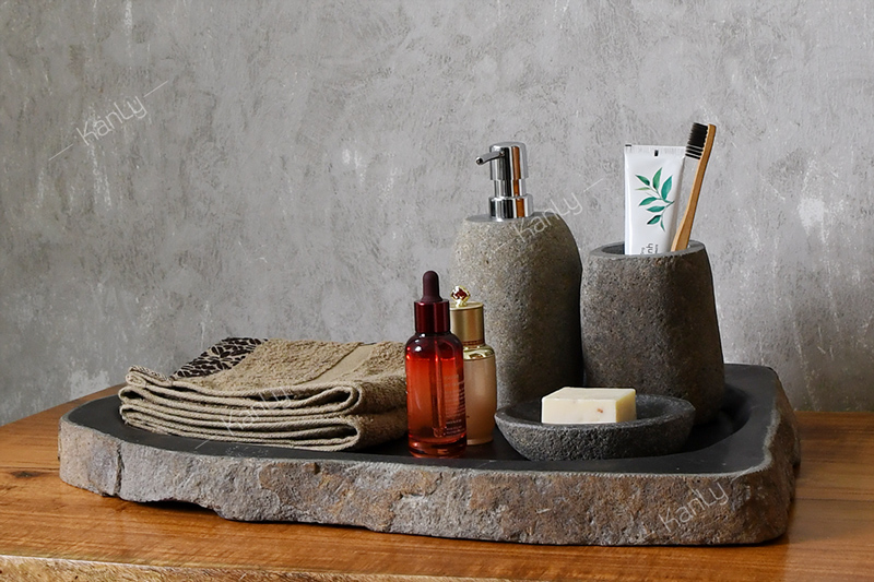 Khay đựng vật dụng bằng đá tự nhiên Kanly PK05T