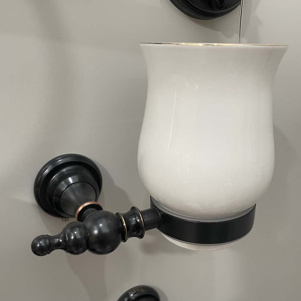 Giá để cốc đơn bằng đồng Kanly GCK07B