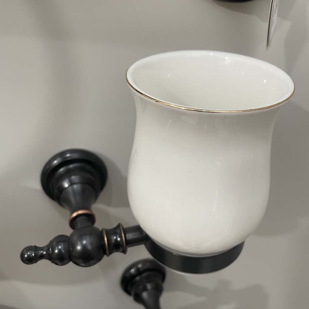 Giá để cốc đơn bằng đồng Kanly GCK07B