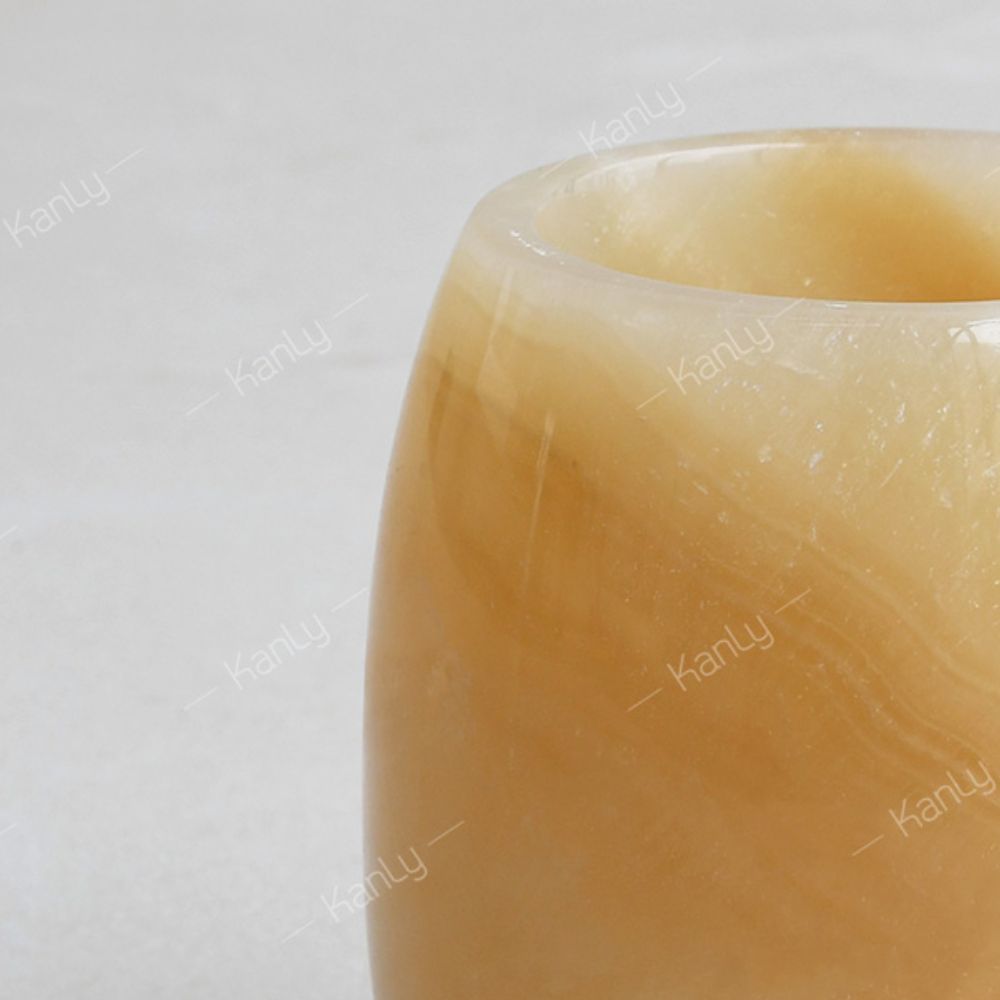 Bộ lọ đựng phòng tắm Kanly bằng đá onyx PK12