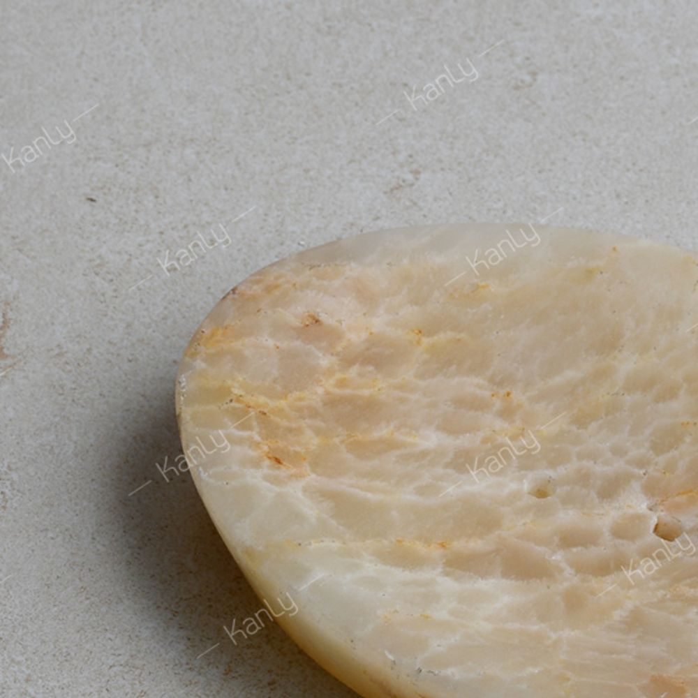 Bộ lọ đựng phòng tắm Kanly bằng đá onyx PK12