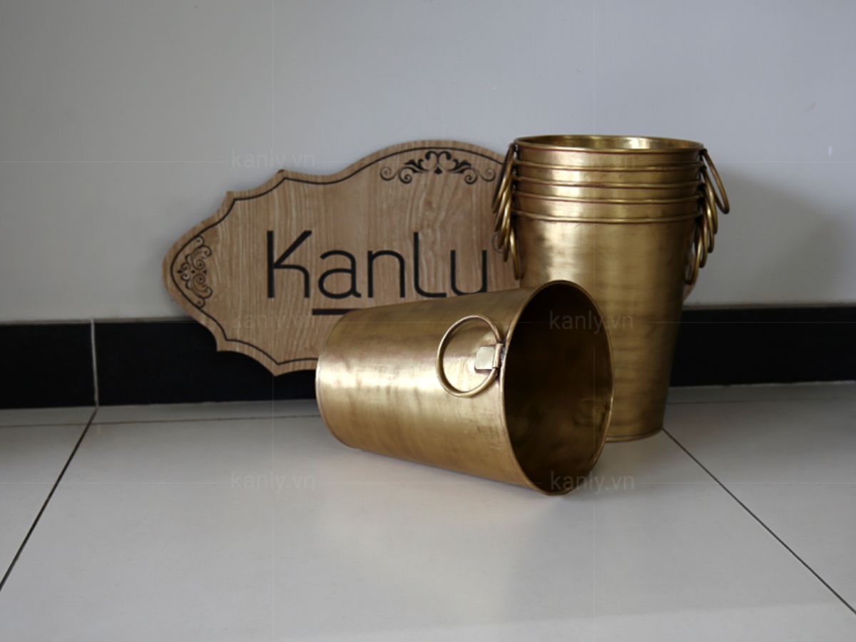 Xô đựng đá bằng đồng Kanly BK0111