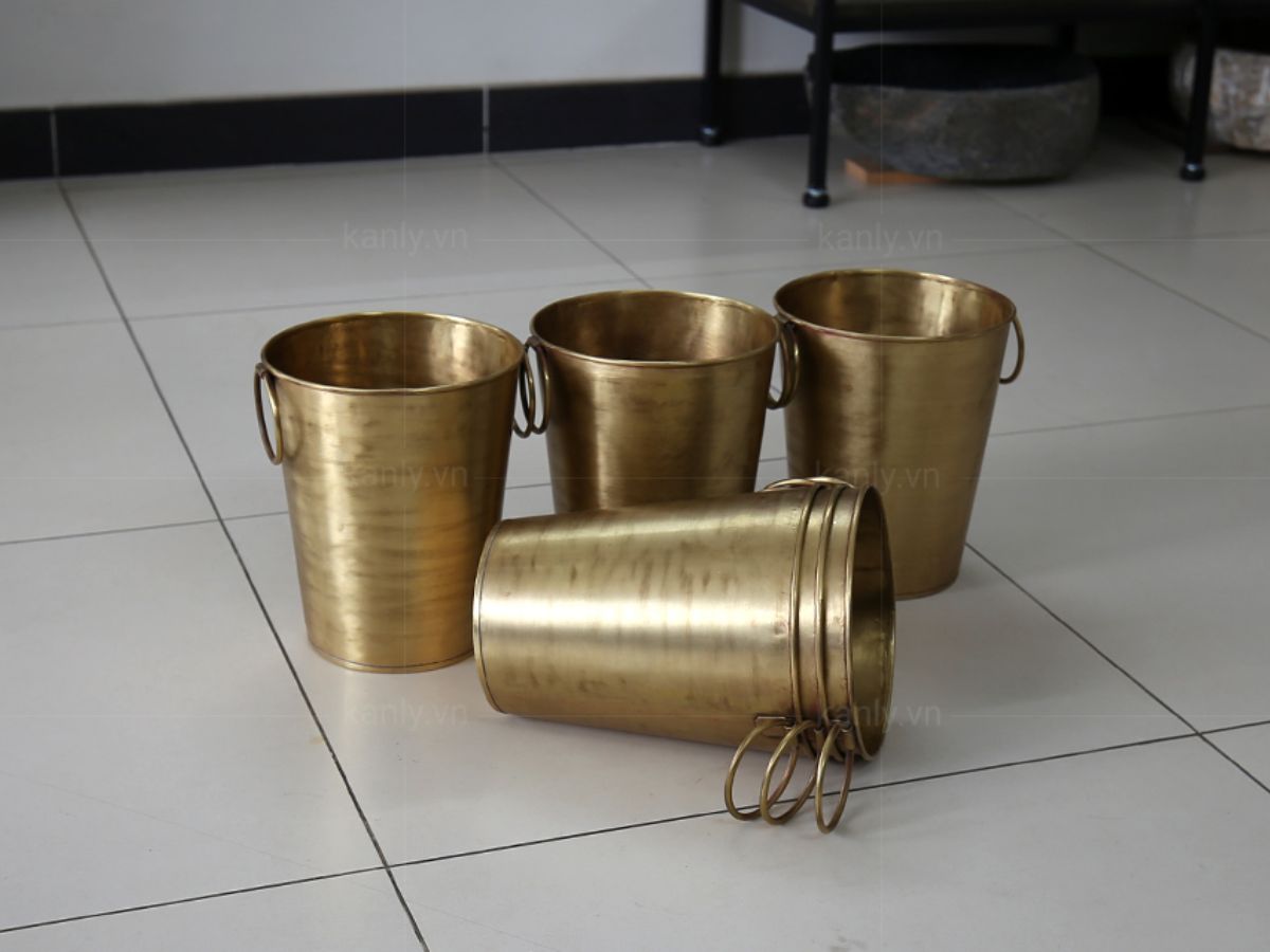 Xô đựng đá bằng đồng Kanly BK0111