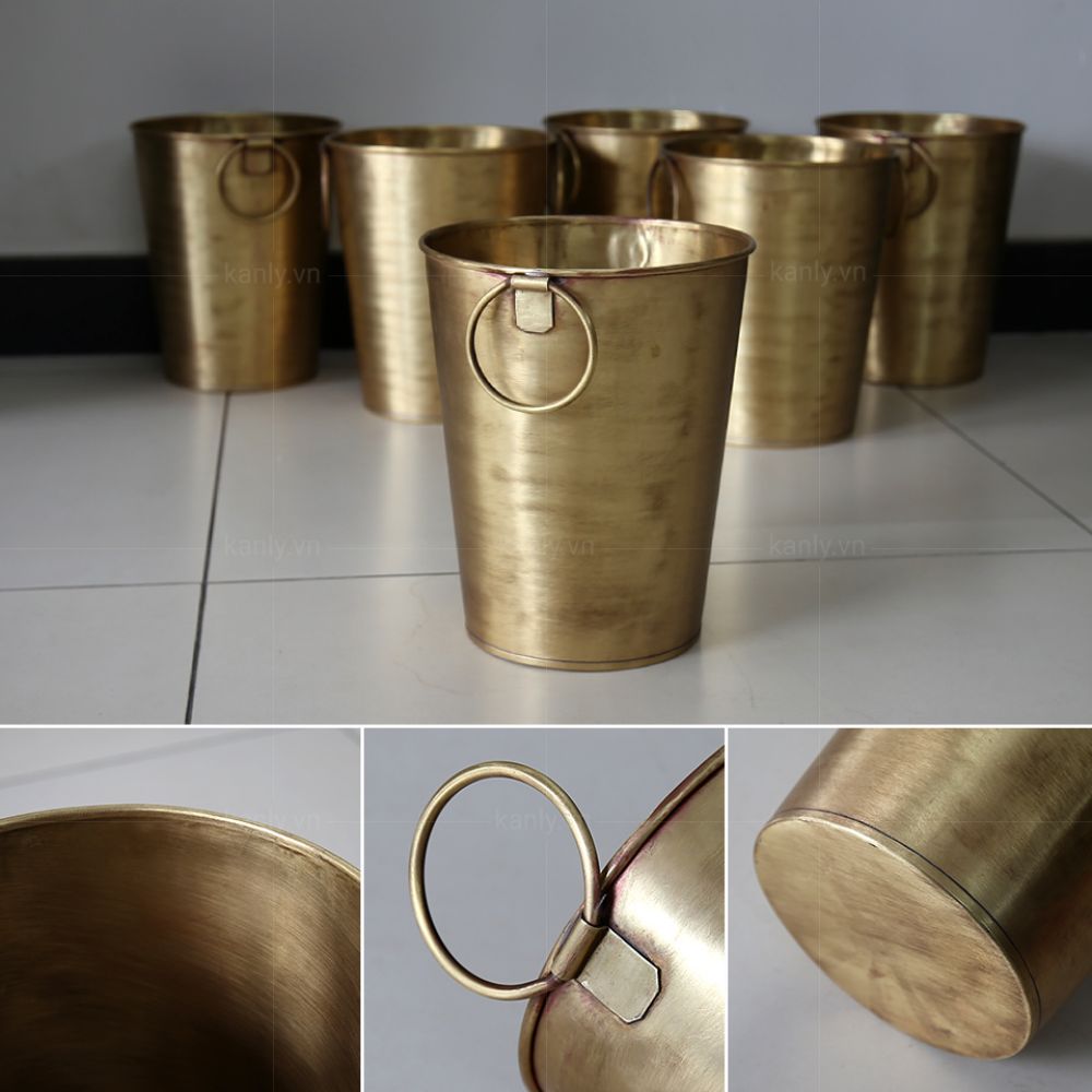Xô đựng đá bằng đồng Kanly BK0111