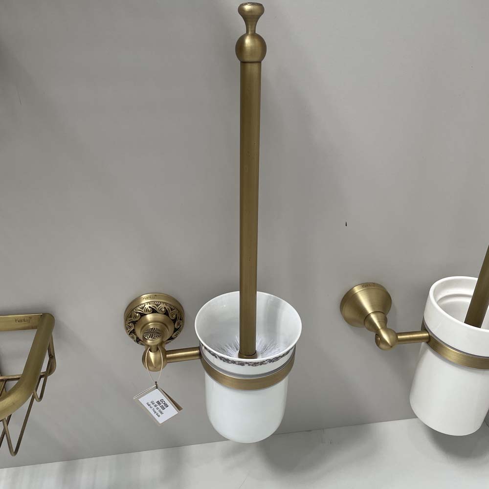 Giá để cọ toilet đồng Kanly GCH09