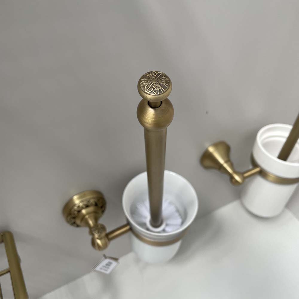 Giá để cọ toilet đồng Kanly GCH09