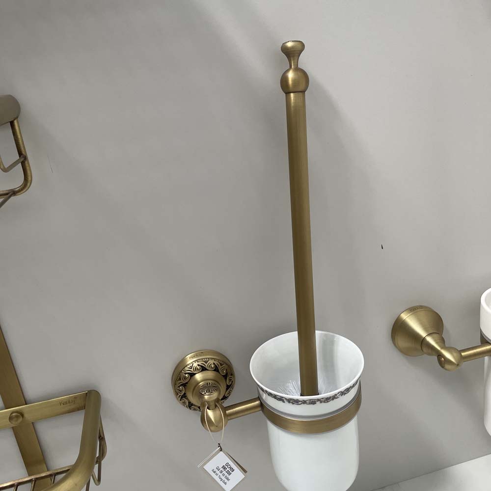 Giá để cọ toilet đồng Kanly GCH09