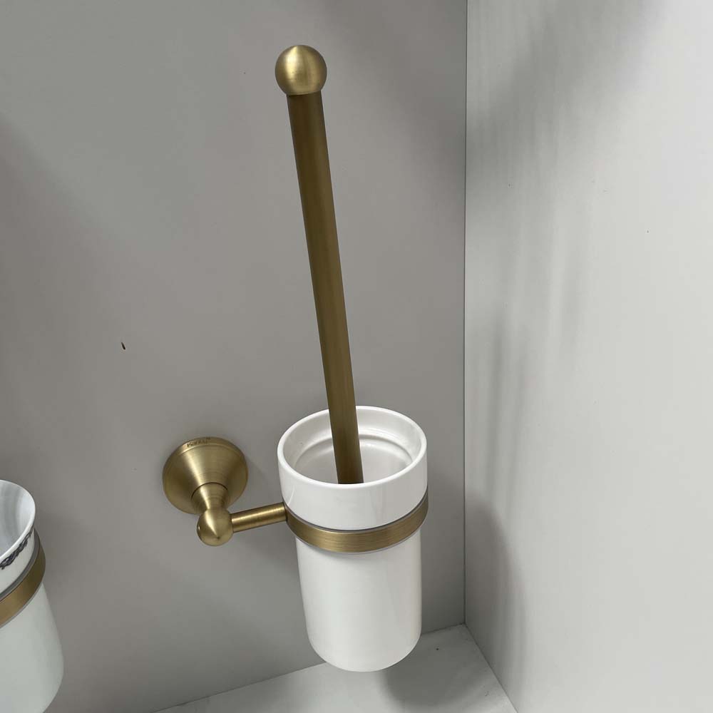 Giá để cọ toilet bằng đồng Kanly GCK09