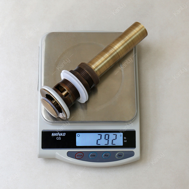 Đầu xả bằng đồng (có xả tràn) Kanly GCX02